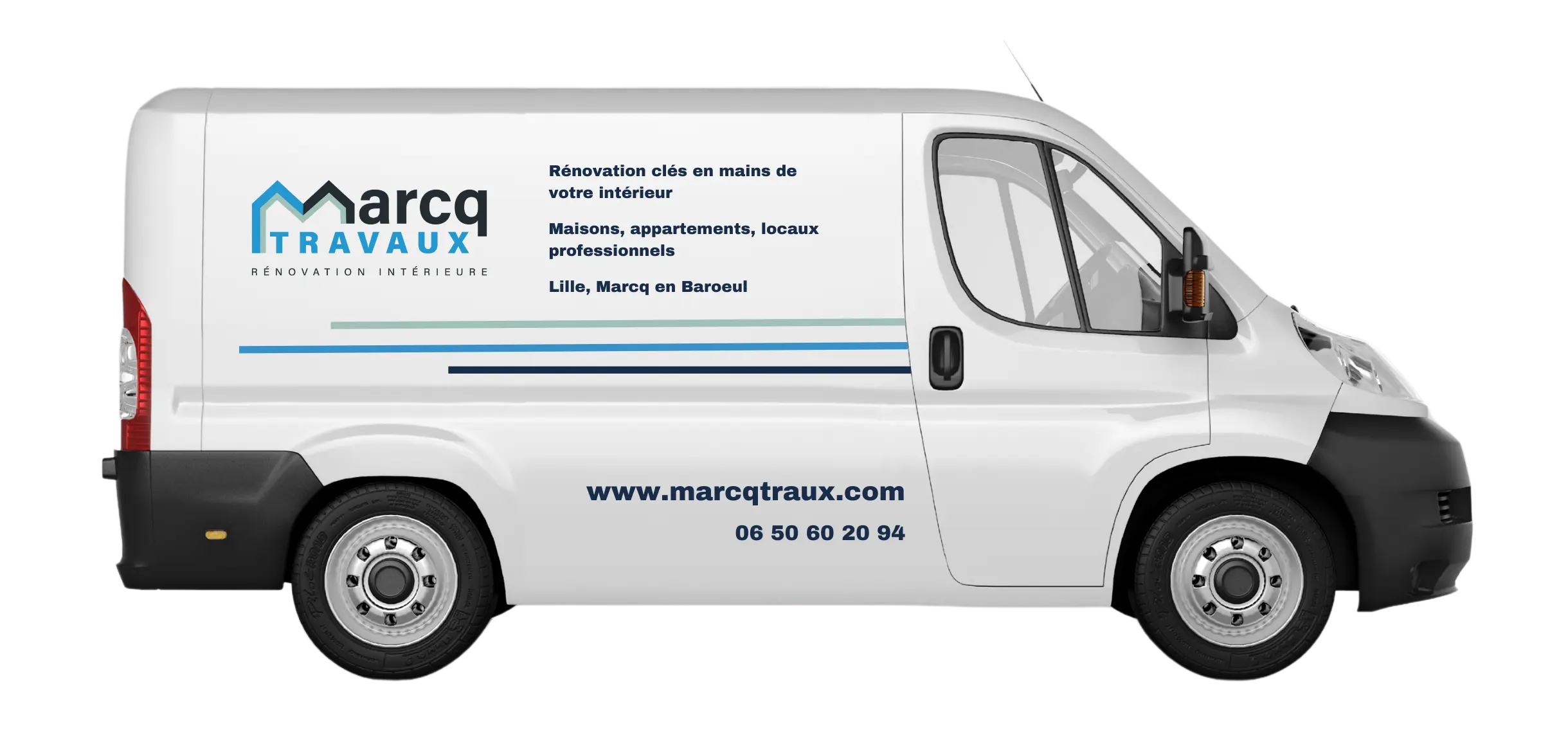 Camion marcq travaux travaux d'interieur lille et alentours